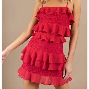 Tobi Kiss the night ruffle shift dress
